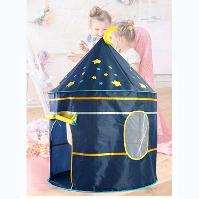 Barraca Castelo Estrelado Tenda Infantil Portátil