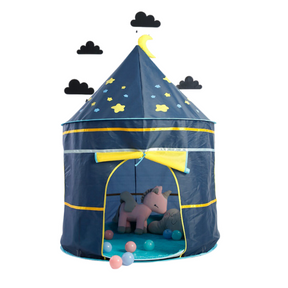 Barraca Castelo Estrelado Tenda Infantil Portátil