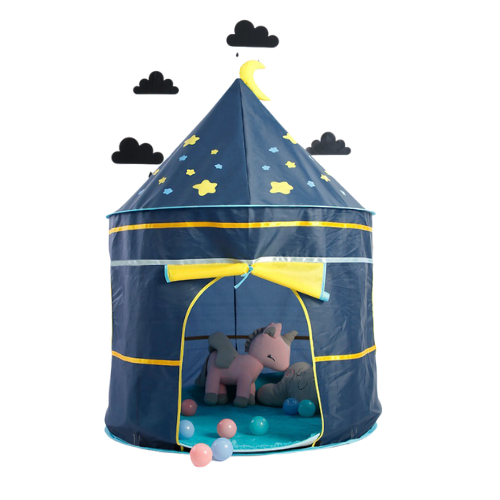 Barraca Castelo Estrelado Tenda Infantil Portátil
