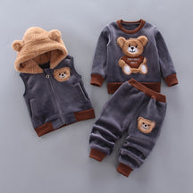 Kit Conjunto Plush Ursinho Infantil