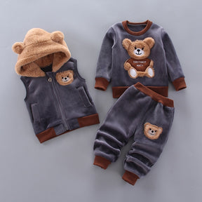 Kit Conjunto Plush Ursinho Infantil