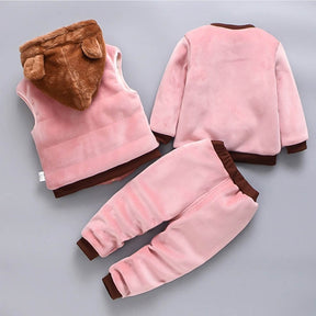 Kit Conjunto Plush Ursinho Infantil