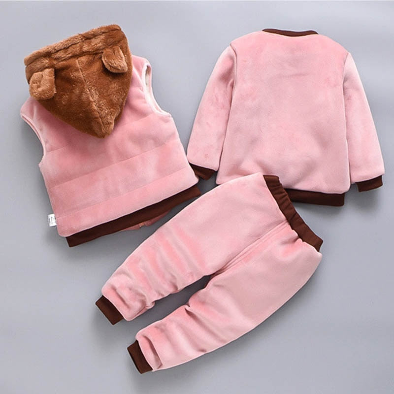 Kit Conjunto Plush Ursinho Infantil